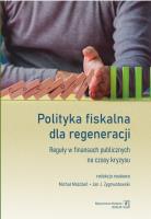 Okładka książki Polityka fiskalna dla regeneracji
