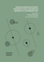 Okładka książki Przegląd badań na Wydziale Matematyki
