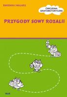 Przygody sowy Rozalii-Ćwiczenia grafomotoryczne. Autor: Barbara Jaglarz. SmakLiter.pl Okładka książki Przygody sowy Rozalii-Ćwiczenia grafomotoryczne