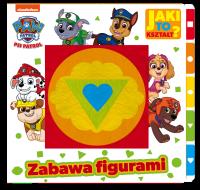Okładka książki Psi Patrol. Jaki to kształt? Zabawa figurami