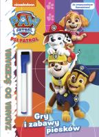 Okładka książki Psi Patrol. Zadania do ścierania. Gry i zabawy