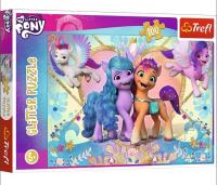 Opakowanie Puzzle 100 Brokatowe Kucyki TREFL