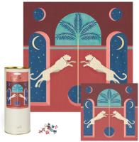 Opakowanie Puzzle 1000 - Leaping Leopards