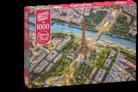Opakowanie Puzzle 1000 View over Paris Eiffel Tower