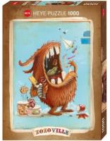 Puzzle 1000 Zozoville, Nienasycony. Wydawca: Heye. SmakLiter.pl Opakowanie Puzzle 1000 Zozoville, Nienasycony
