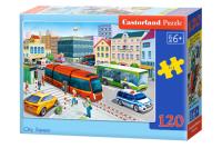 Puzzle 120 City Square CASTOR. Wydawca: Castorland. SmakLiter.pl Opakowanie Puzzle 120 City Square CASTOR