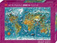 Puzzle 2000 Nasz Świat (Puzzle+plakat). Wydawca: Heye. SmakLiter.pl Opakowanie Puzzle 2000 Nasz Świat (Puzzle+plakat)