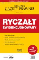 Okładka książki Ryczałt ewidencjonowany
