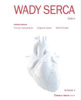 Wady Serca Tom II. Autor: Hryniewiecki Tomasz, Gąsior Zbigniew, Witold Rużyłło. SmakLiter.pl Okładka książki Wady Serca Tom II