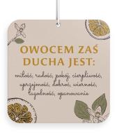 Opakowanie Zawieszka zapachowa - Owocem zaś Ducha jest