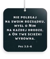 Opakowanie Zawieszka zapachowa - Ufaj Panu