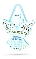 Opakowanie Zawieszka ZOS-008 Anioł dla cudownego chłopczyka