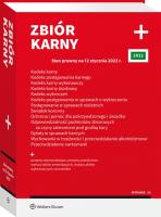 Zbiór karny PLUS w.20/2022. Autor: Opracowanie zbiorowe. SmakLiter.pl Okładka książki Zbiór karny PLUS w.20/2022