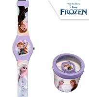 Zegarek analogowy Frozen w metalowym opakowaniu WD22137. Wydawca: Kids Euroswan. SmakLiter.pl Opakowanie Zegarek analogowy Frozen w metalowym opakowaniu WD22137