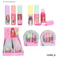 Opakowanie Zestaw błyszczyków TOPModel w metalowym opakowaniu 3 sztuki mix 11660A