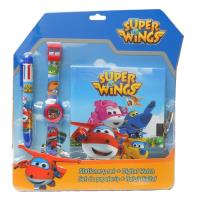 Opakowanie Zestaw zegark cyfrowy długopis pamiętnik Super Wings WI17008