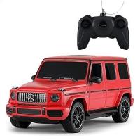 1:24 Mercedes Benz G63 czarny/czerwony. Wydawca: Rastar. SmakLiter.pl Opakowanie 1:24 Mercedes Benz G63 czarny/czerwony