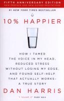 10% Happier. Autor: Dan Harris. SmakLiter.pl Okładka książki 10% Happier