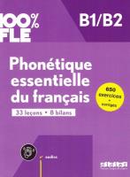 Okładka książki 100% FLE Phonetique essentielle du francais B1/B2