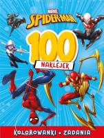 Okładka książki 100 naklejek. Marvel Spider-Man