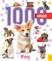 1000 naklejek. Psy. Autor: Żukowska Anna. SmakLiter.pl Okładka książki 1000 naklejek. Psy