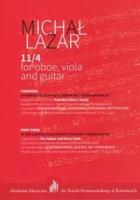 Okładka książki 11/4 for oboe, viola and guitar