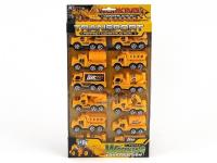 Opakowanie 12 aut budowlanych