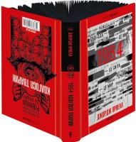Okładka książki 1984. Farma (wydanie ekskluzywne) wer. ukraińska
