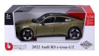 2022 Audi RS E-Tron GT Green 1:18 BBURAGO. Wydawca: BBurago. SmakLiter.pl Opakowanie 2022 Audi RS E-Tron GT Green 1:18 BBURAGO