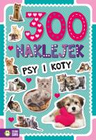 300 naklejek. Psy i koty. Autor: Opracowanie zbiorowe. SmakLiter.pl Okładka książki 300 naklejek. Psy i koty