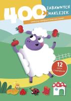 400 zabawnych naklejek. Owieczka. Autor:   Praca zbiorowa. SmakLiter.pl Okładka książki 400 zabawnych naklejek. Owieczka