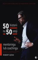 Okładka książki 50 historii na 50 sesji mentoringu lub coachingu