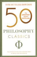 50 Philosophy Classics. Autor: Tom Butler-Bowdon. SmakLiter.pl Okładka książki 50 Philosophy Classics