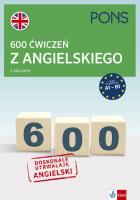 Okładka książki 600 ćwiczeń z angielskiego z kluczem A1-B2 w.3