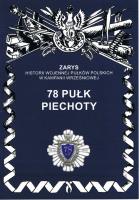 78 pułk piechoty. Autor: Dymek Przemysław. SmakLiter.pl Okładka książki 78 pułk piechoty