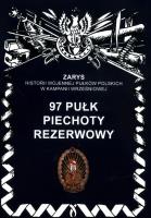 97 pułk piechoty rezerwowy. Autor: Dymek Przemysław. SmakLiter.pl Okładka książki 97 pułk piechoty rezerwowy