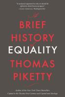 A Brief History of Equality. Autor: Piketty Thomas. SmakLiter.pl Okładka książki A Brief History of Equality