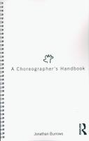 A Choreographer's Handbook. Autor: Burrows. SmakLiter.pl Okładka książki A Choreographer's Handbook