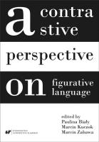 Okładka książki A contrastive perspective on figurative language