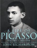 Okładka książki A Life of Picasso Volume I