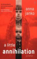 Okładka książki A little annihilation