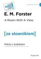 A room with a view. Pokój z widokiem Poziom B1. Autor: Forster E.M.. SmakLiter.pl Okładka książki A room with a view. Pokój z widokiem Poziom B1