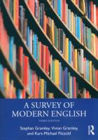 A Survey of Modern English. Autor: Gramley. SmakLiter.pl Okładka książki A Survey of Modern English