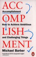 Okładka książki Accomplishment