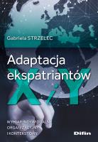 Okładka książki Adaptacja ekspatriantów X i Y