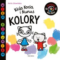 Akademia Kici Koci.Kolory. Autor: Anita Głowińska. SmakLiter.pl Okładka książki Akademia Kici Koci.Kolory