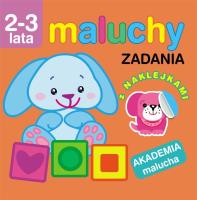 Akademia malucha. Maluchy. Zadania z naklejkami. Autor: Irma Pikiene. SmakLiter.pl Okładka książki Akademia malucha. Maluchy. Zadania z naklejkami