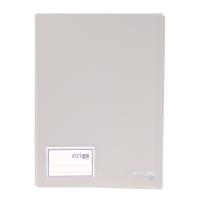 Opakowanie Album ofertowy A4 30 koszulek jasnoszary STRIGO