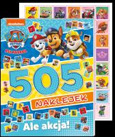 Okładka książki Ale akcja! Psi Patrol. 505 naklejek