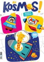 Ale kosmos! Kolorowanka z naklejkami. Autor: Opracowanie zbiorowe. SmakLiter.pl Okładka książki Ale kosmos! Kolorowanka z naklejkami